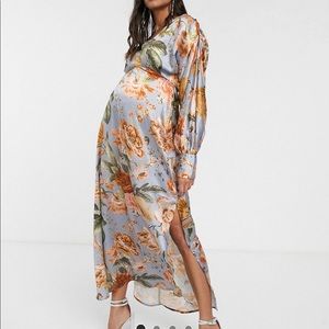 Hope & Ivy Maternity Maxi Tea Dress Size 4